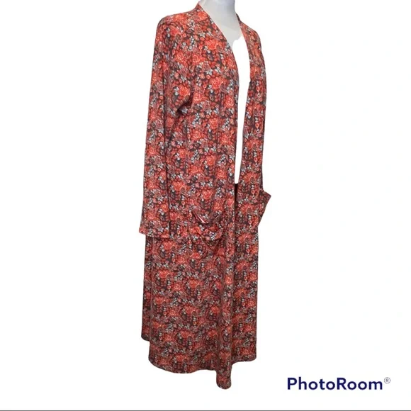 NWT Lularoe floral duster/cardigan - Picture 3 of 5